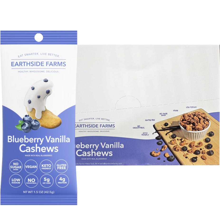 Blueberry Vanilla Cashews (10 Pack)