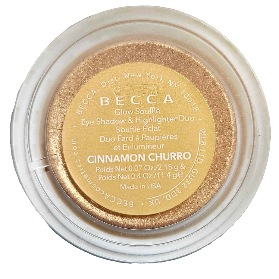 Glow Souffle Eyeshadow & Highlighter Duo - Cinnamon Churro