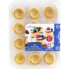 Mini Vol Au Vent - Puff Pastry Shell (12 CT)