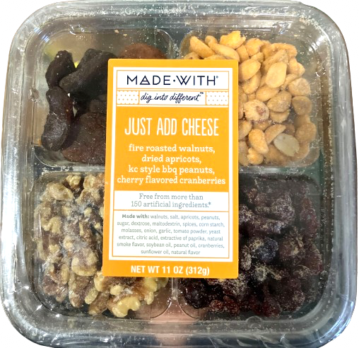 Just Add Cheese Fruit & Nut Mix with BBQ peanuts
