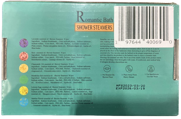 Romantic Shower Steamers
