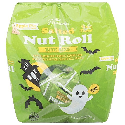 Bite Size Salted Nut Roll - Caramel Apple Pie