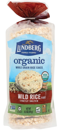 Organic Whole Grain Rice Cakes Wild Rice Pack - Lightly Salted