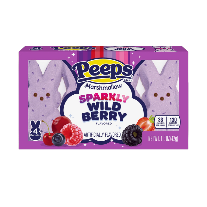 Wildberry Flavored Marshmallow Bunnies (24 Pack)
