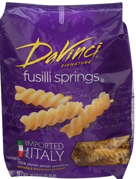 Fusilli Springs Pasta