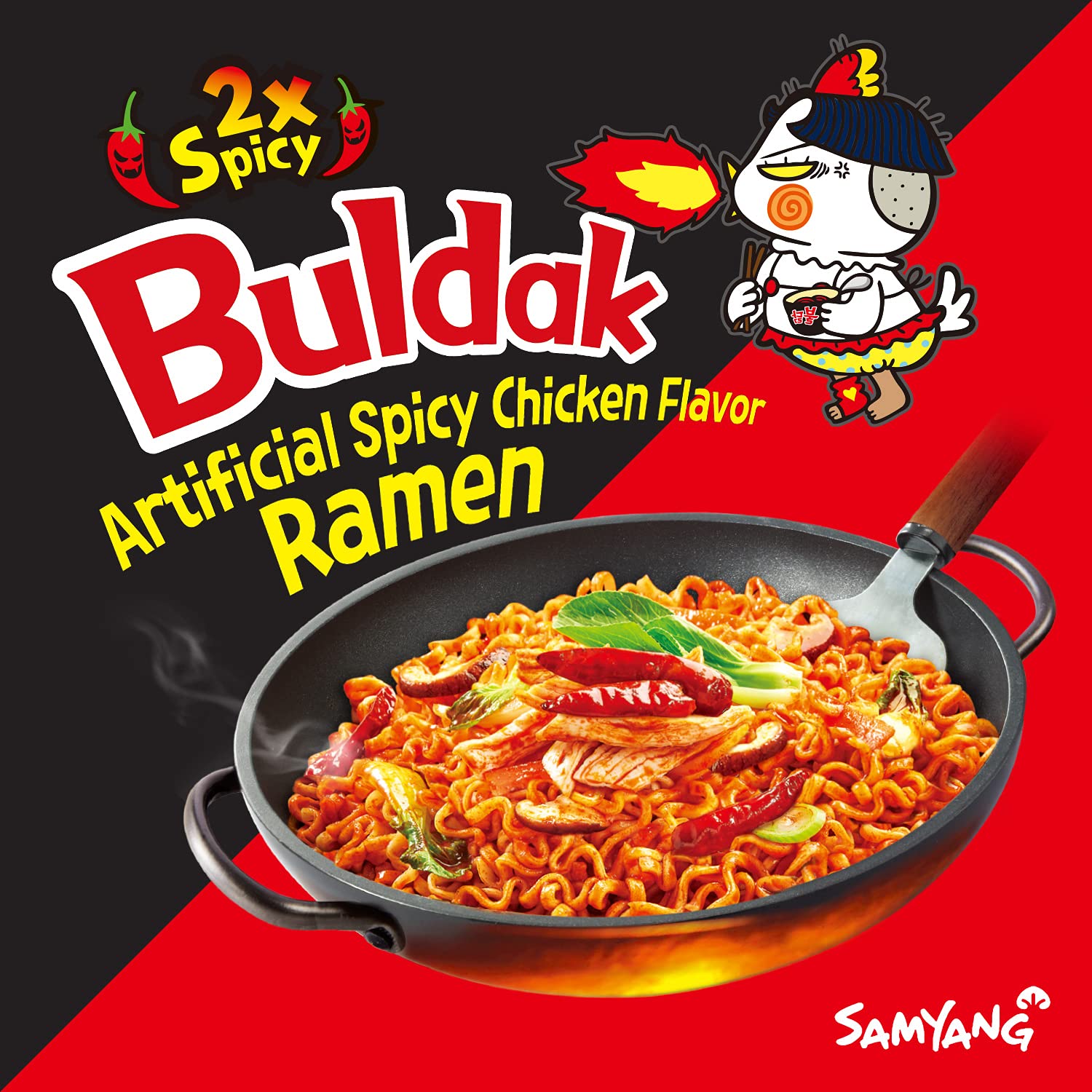 Samyang Buldak 2x Spicy Chicken Flavor Noodles Ramen (5CT) – Martie