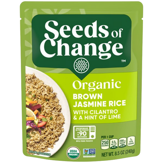 Organic Brown Jasmine Rice With Cilantro