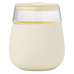 15oz Wine Cocktail Glass w/ Protective Silicone Sleeve - Cream