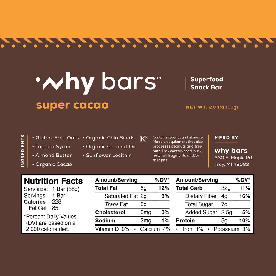 Super Cacao Bar (12 CT)