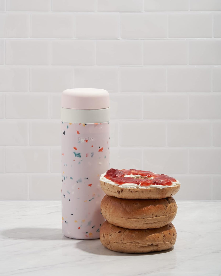 20oz Insulated Ceramic Bottle - Terrazzo Blush