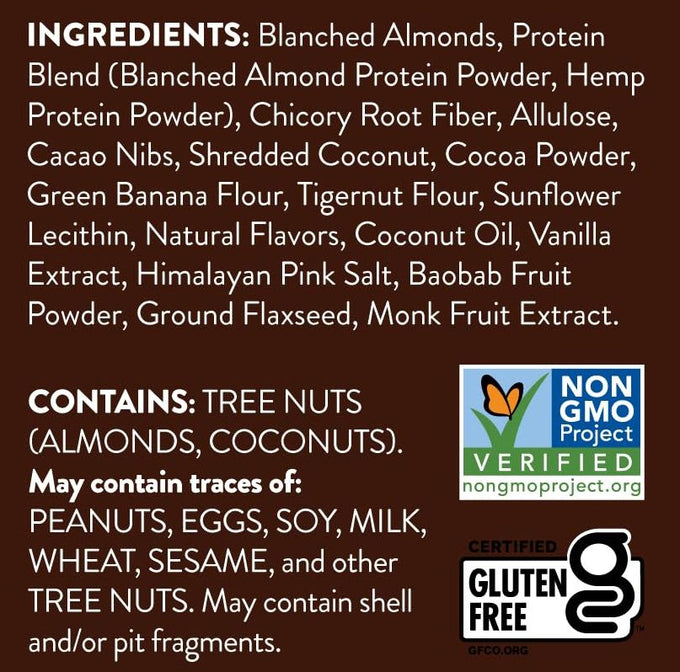 Chocolate Almond Coconut Nutrition Bar (12 Pack)