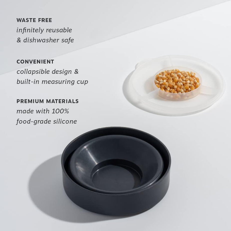 Peak Popcorn Popper - Charcoal