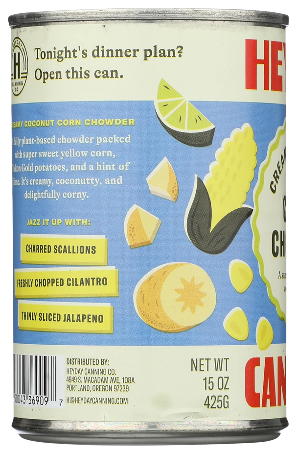 Creamy Coconut Corn Chowder