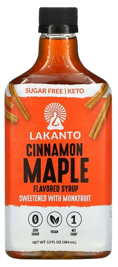 Keto Sugar Fee Cinnamon Maple Flavored Syrup