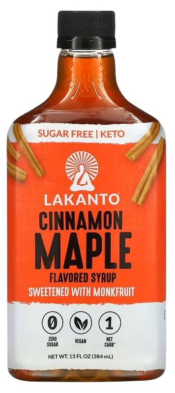 Keto Sugar Fee Cinnamon Maple Flavored Syrup