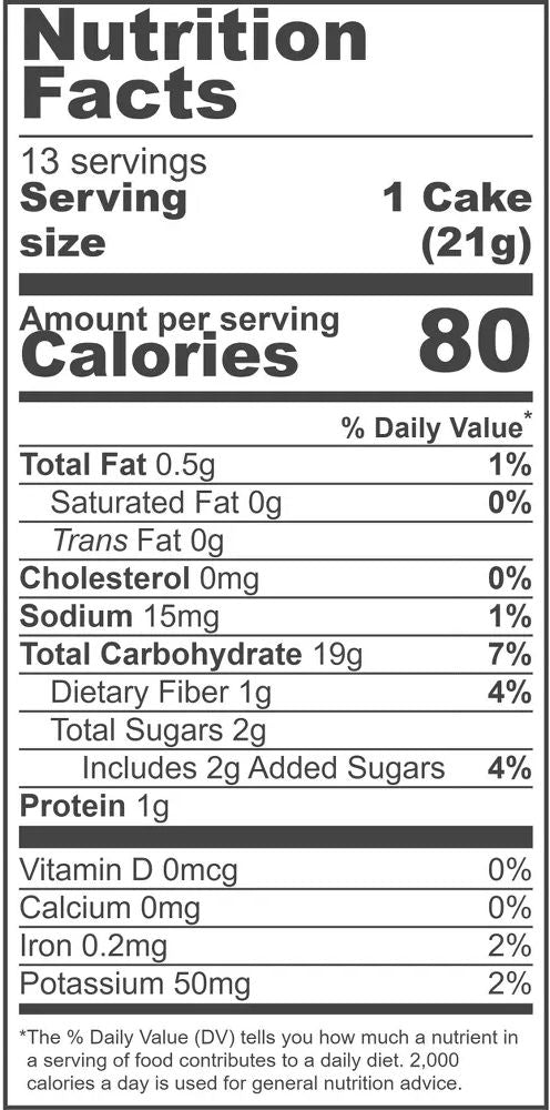 Organic Whole Grain Rice Cakes Honey Nut Pack - Sweet & Nutty