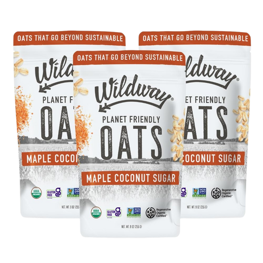 Regenerative Organic Oats Maple Coconut Sugar (3 Pack)