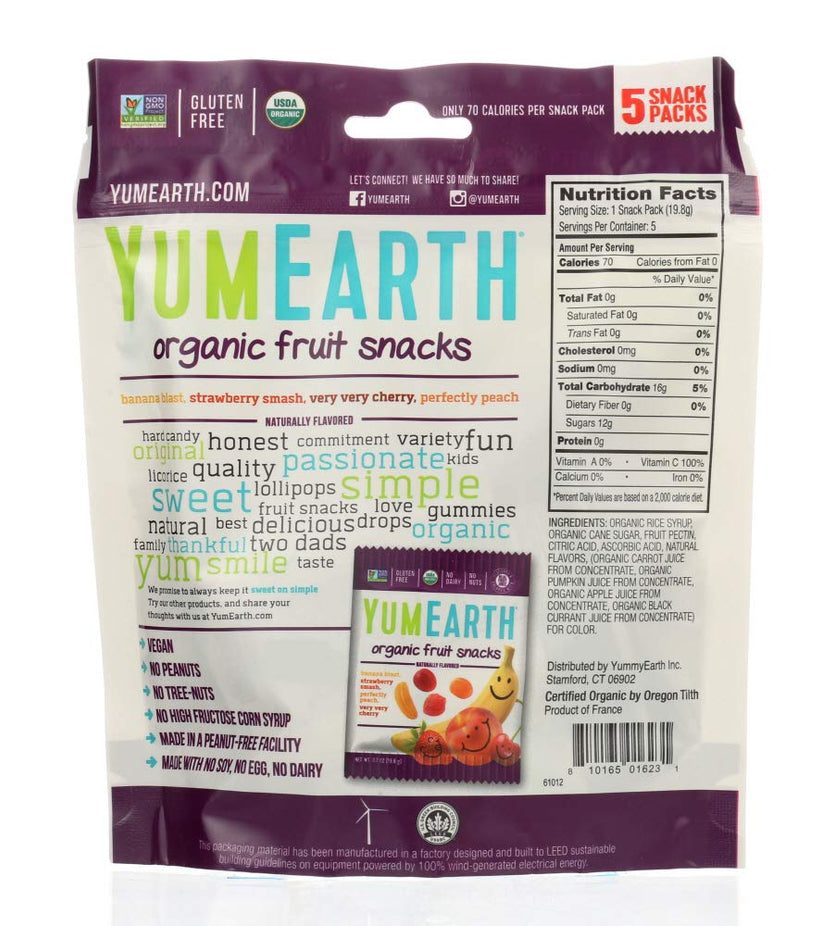 Organic Fruit Snacks (5CT)