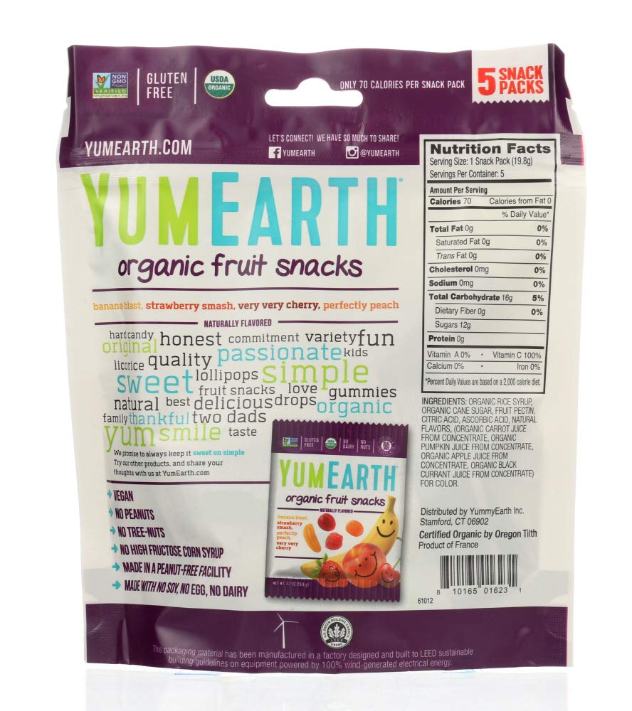 Organic Fruit Snacks (5CT)