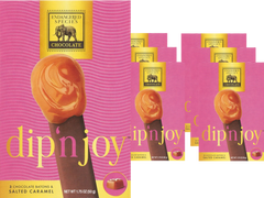 Dip And Joy Salted Caramel Chocolate Stick (6 Pack)