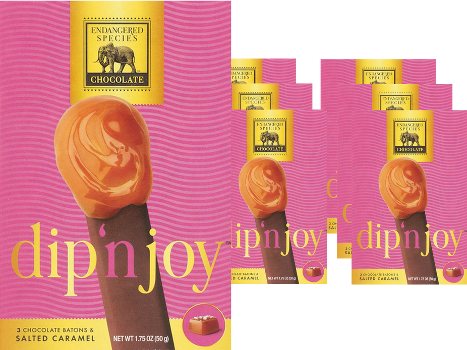 Dip And Joy Salted Caramel Chocolate Stick (6 Pack)