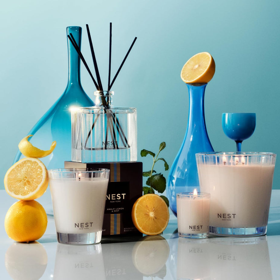 Amalfi Lemon & Mint Scented Classic Candle