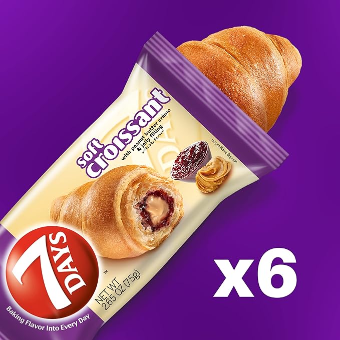 Peanut Butter & Jelly Croissant (6 Pack)