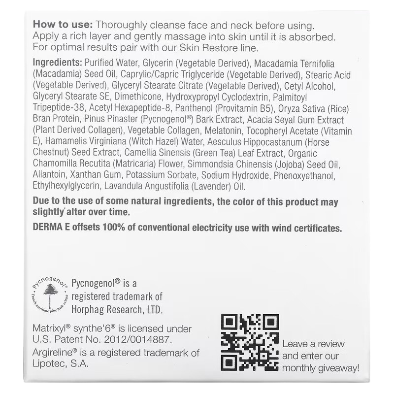 Advanced Peptides & Collagen Night Face Moisturizer