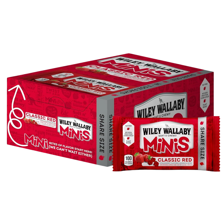 Classic Red Licorice Bites (18 Pack)