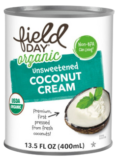 Organic Unsweetened Coconut Cream