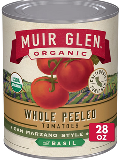 Whole Peeled Tomatoes with Basil