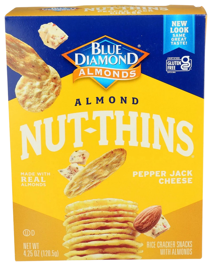 Pepper Jack Cheese & Almonds Rice Cracker