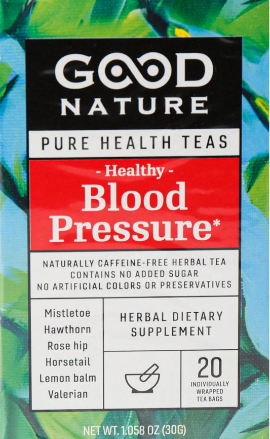 Bp Tea Good Nature Healthy Blood Pressure Tea Bags – Martie