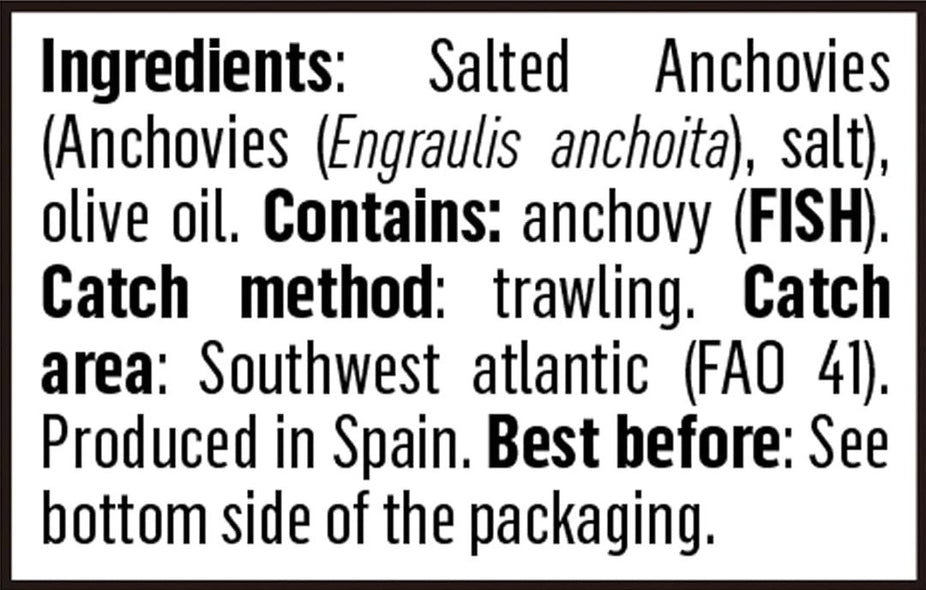 Anchovy Fillets in Olive Oil