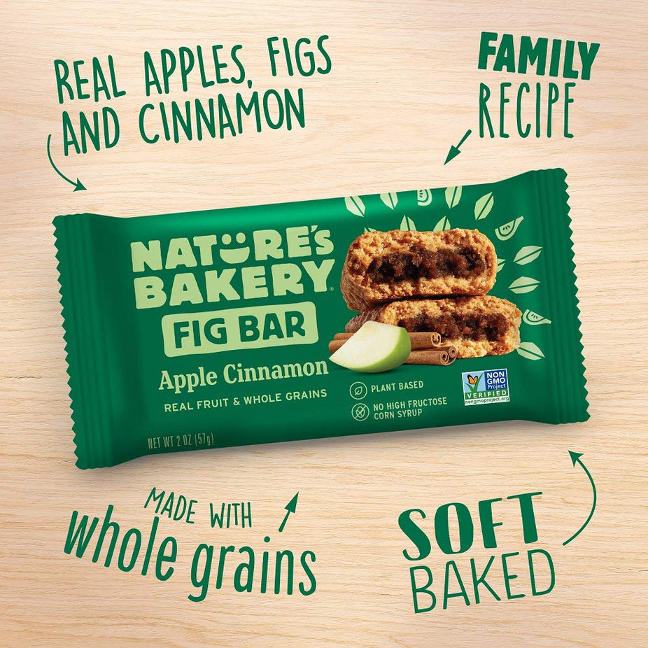 Apple Cinnamon Whole Wheat Fig Bar (12 CT)