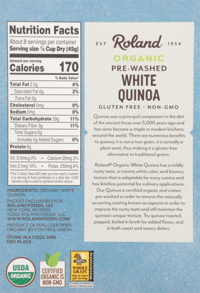 Organic White Quinoa