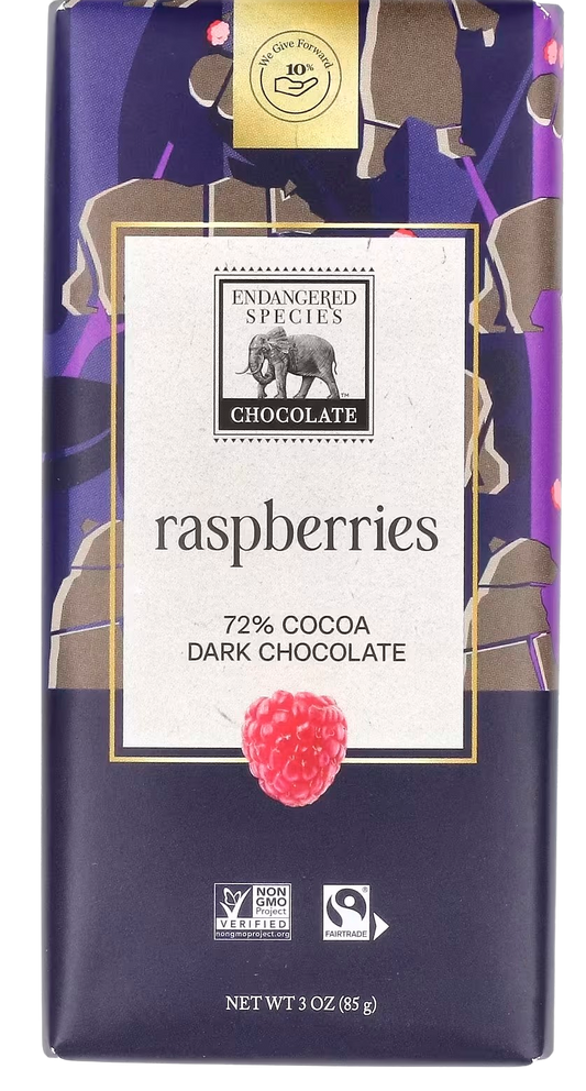 Dark Chocolate with Raspberry Bar