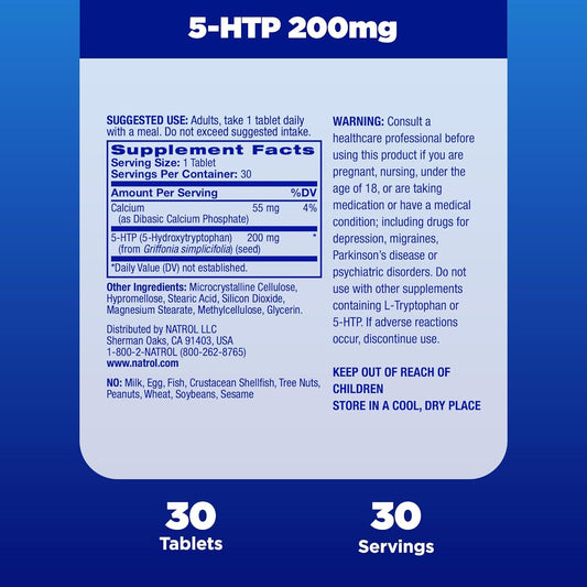 5-HTP Mood & Stress Time Release (30 Tablets)