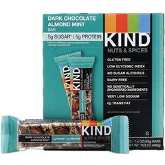 Dark Chocolate Almond Mint Bar (12 CT)