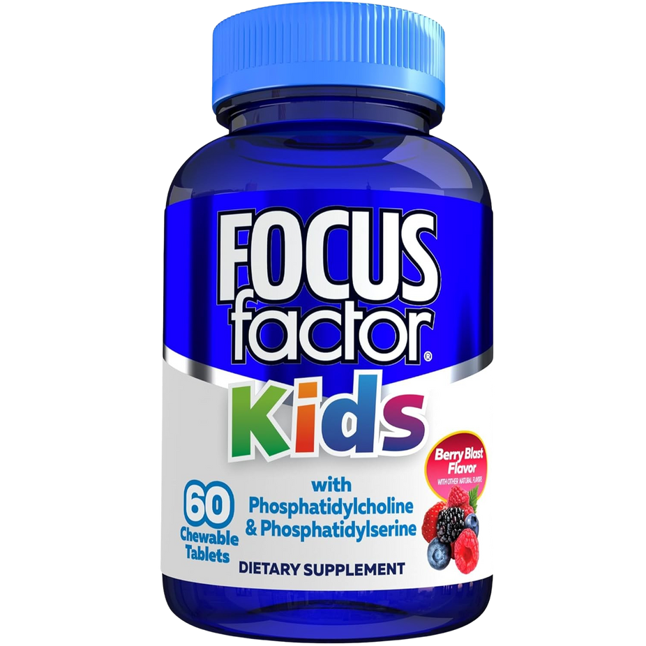Brain Health Chewable Vitamins For Kids - Berry Blast (60 CT)