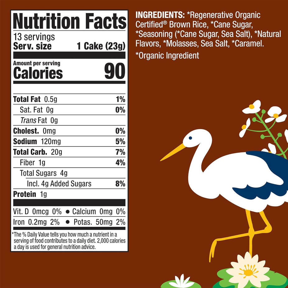 Organic Salted Caramel Rice Cake