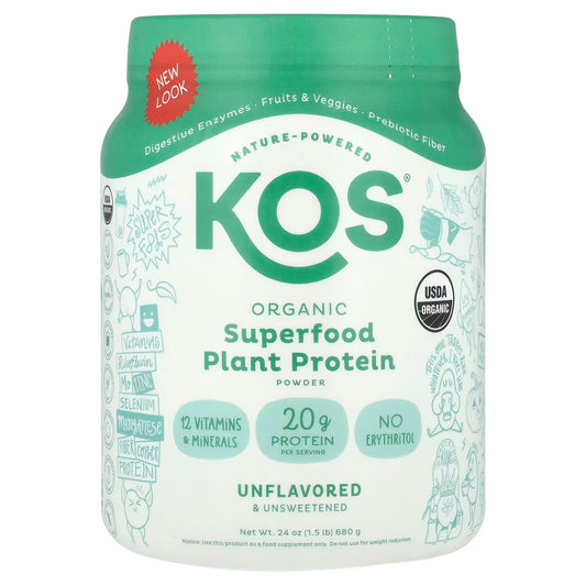 Organic Plant Protein Powder, Unflavored