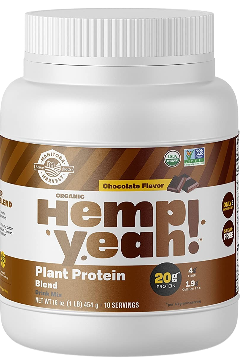 Manitoba Harvest Hemp Yeah! Organic Chocolate Plant Protein Powder Martie