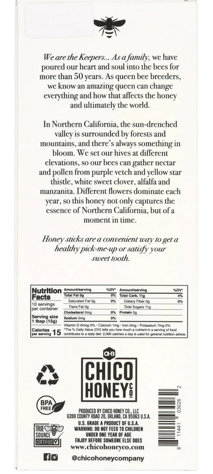 Wildflower Honey Sticks (10 CT)