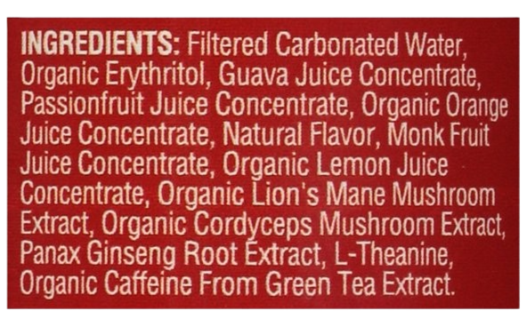 Energy + Focus Passionfruit, Orange & Guava Beverage