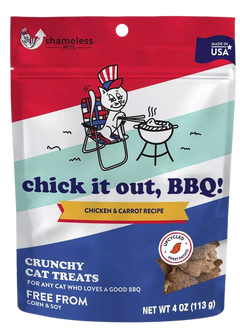 Chuck it Out BBQ Crunchy Cat Treat