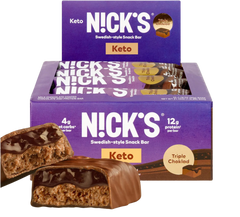 Triple Choklad Keto Swedish-Style Snack Bar (12 Pack)