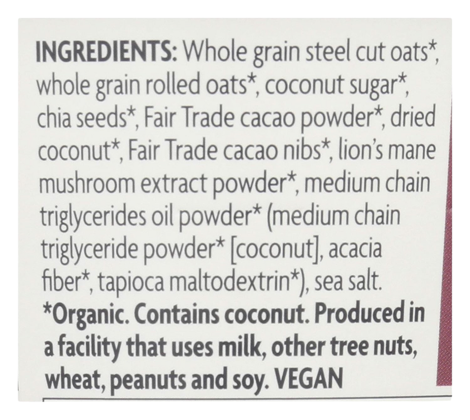 Organic Cacao Superfood Oatmeal