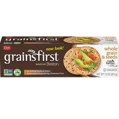 Grainsfirst Whole Grain Crackers By Breton