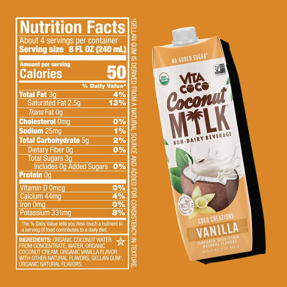 Vanilla Coconut Milk (2 Pack)